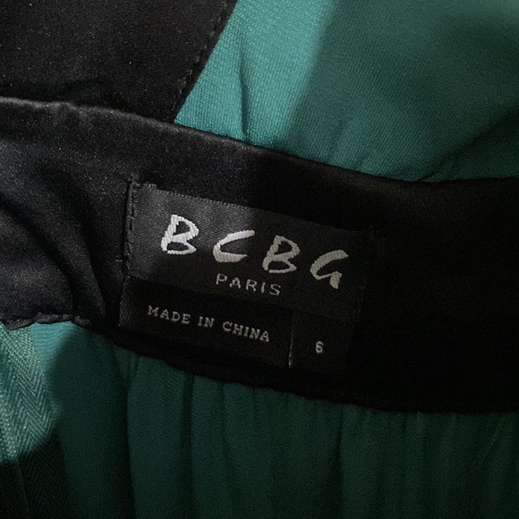 BCBG size 6 Teal Gown - Picture 3 of 3